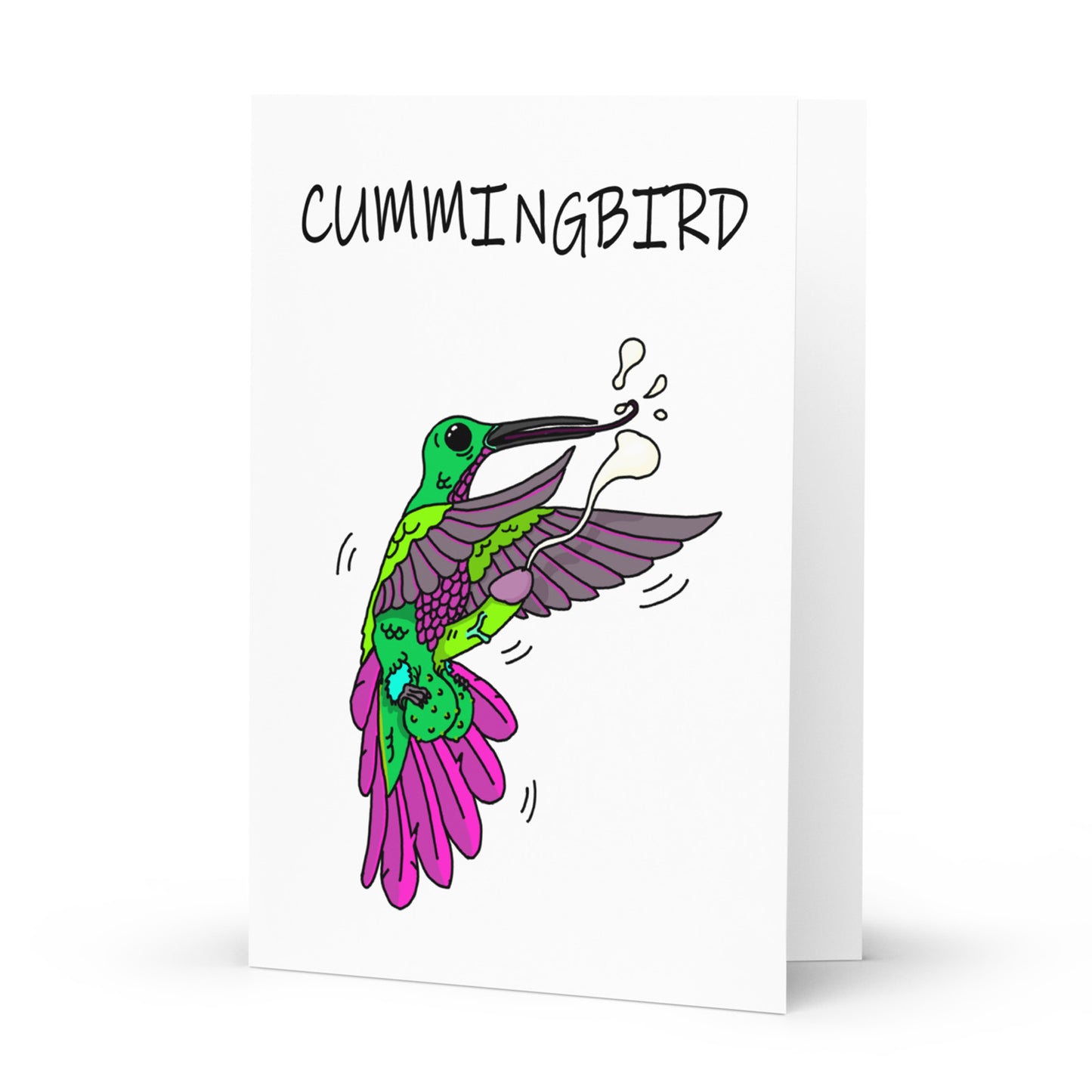 Cummingbird Greetings Card