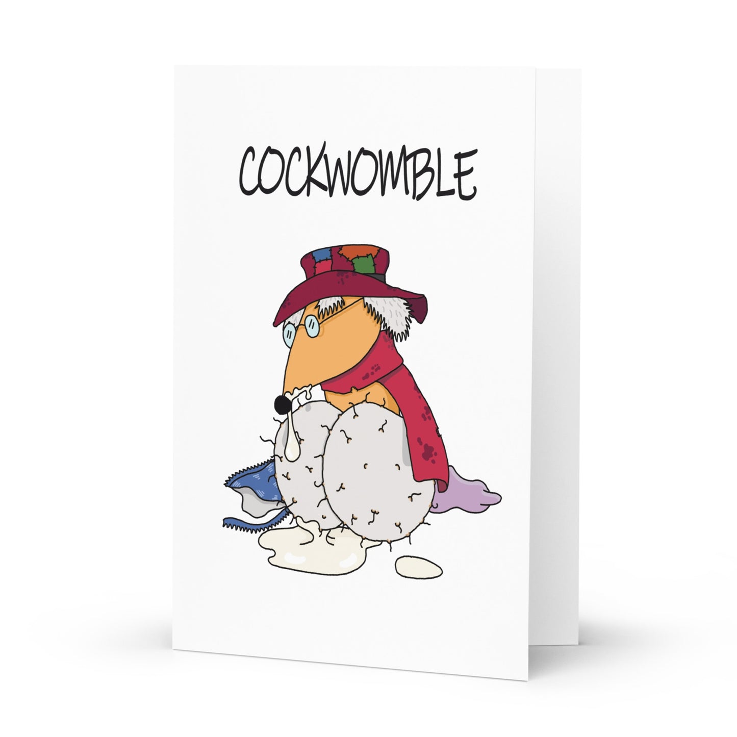 Cockwomble Greetings Card