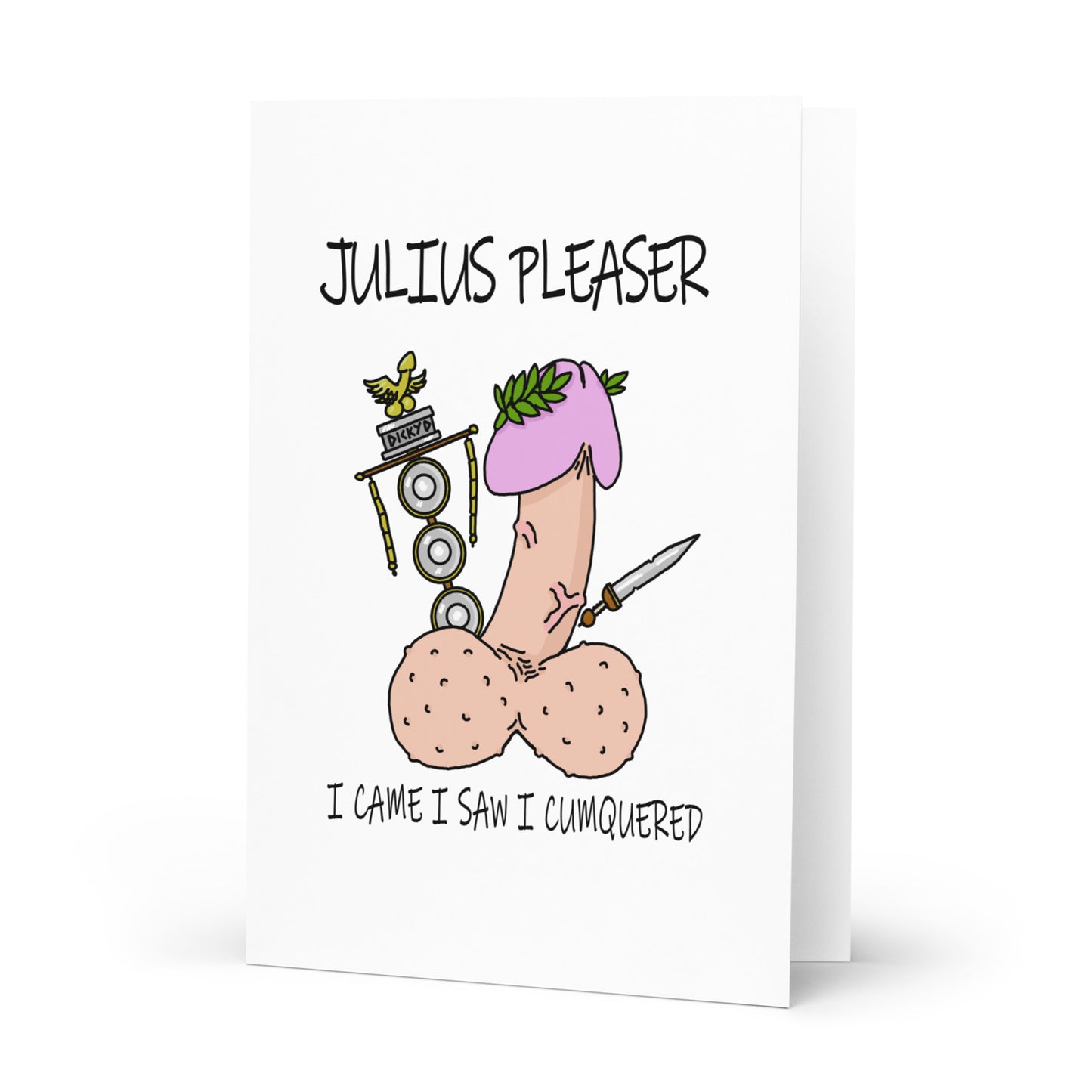 Julius Pleaser Greeting card