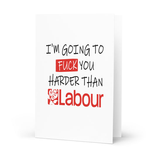 Labour Valentines card