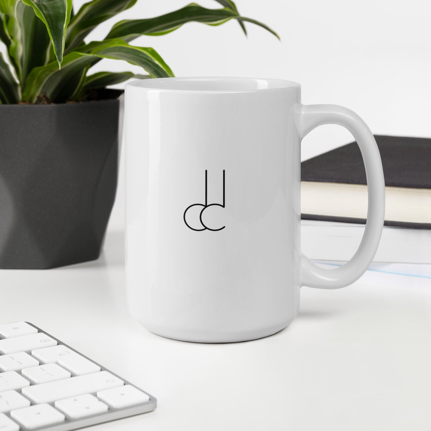 Dicklongdocus White glossy Mug